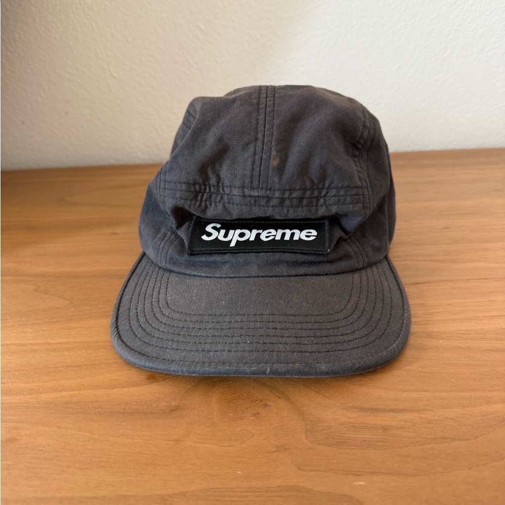 Supreme 5panel Charcoal Gray Cap